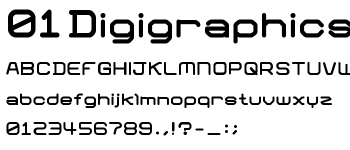 01_Digigraphics font