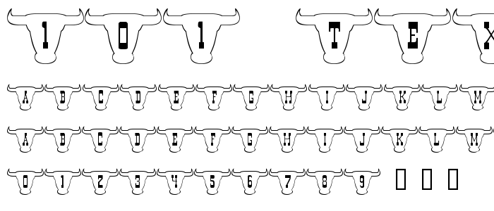 101__Texan_Style font