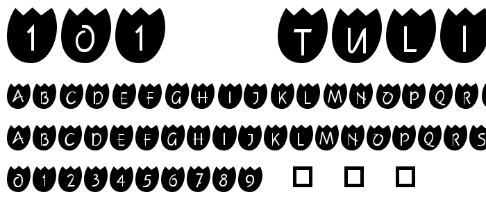101__Tulipz font