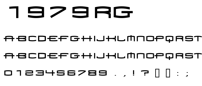 1979rg font