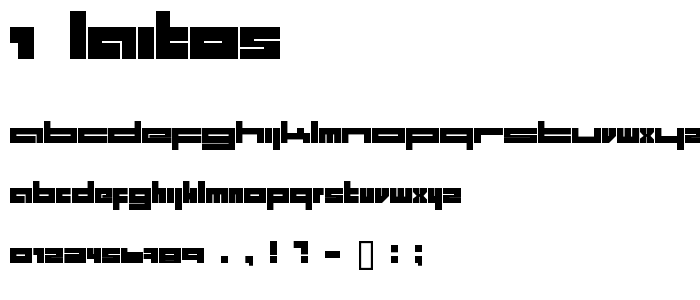 1_Laitos font
