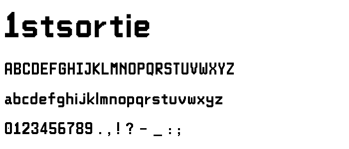 1stsortie font