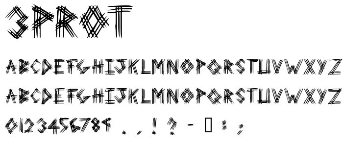 3prot font