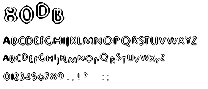 80db font