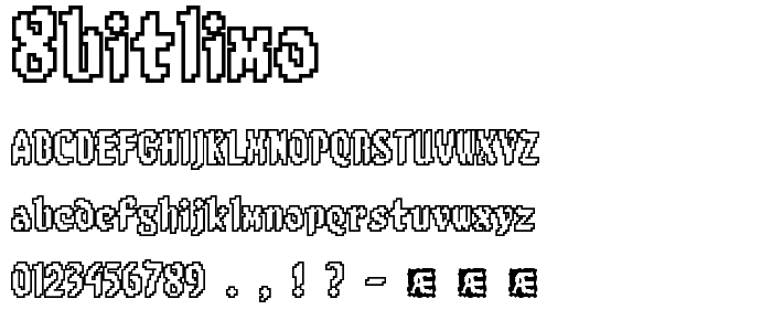 8bitlimo font