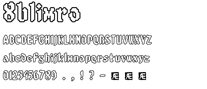 8blimro font