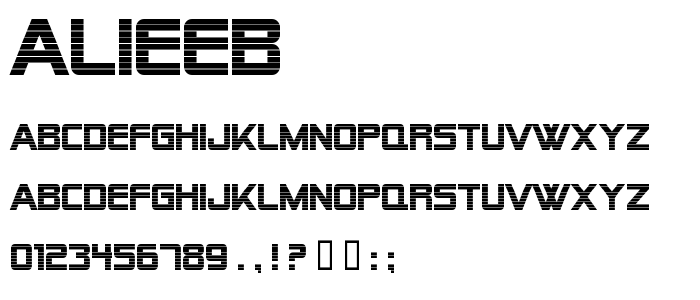 Alieeb font