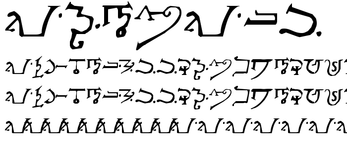 Alpmagi font