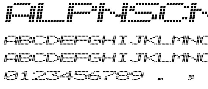 Alpnscnd font