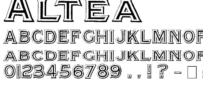 Altea font