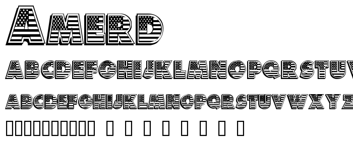 Amerd font