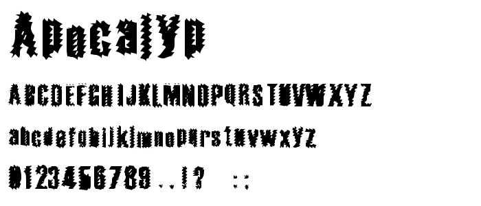 Apocalyp font
