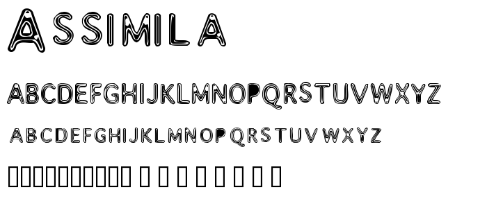 Assimila font