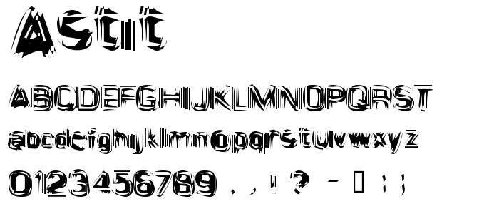 Astit font