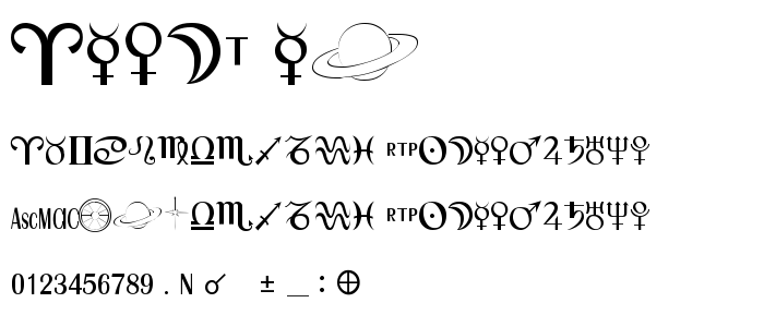 Astro_Se font