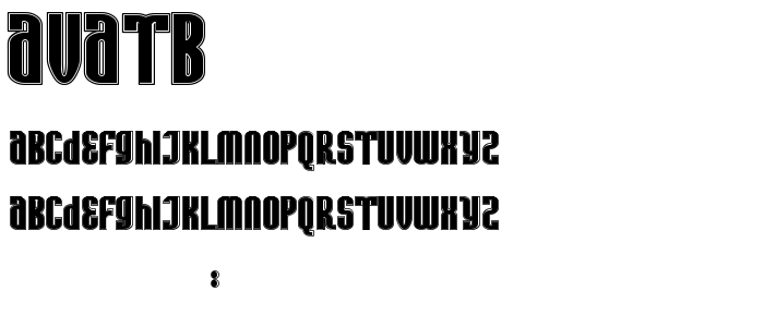 Avatb font