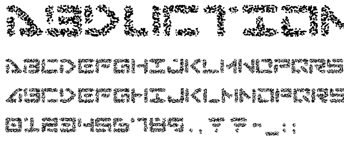 Abductioniv font