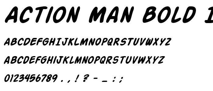 Action_Man_Bold_Italic font