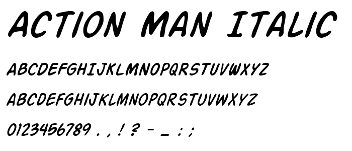 Action_Man_Italic font