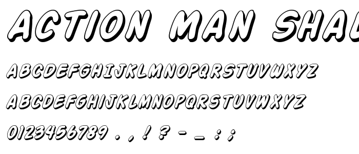 Action_Man_Shaded_Italic font