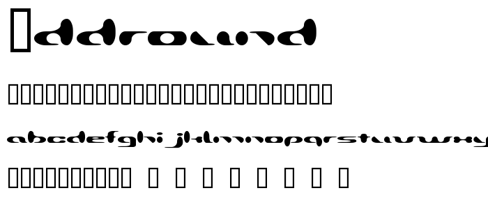 Addround font