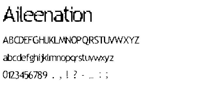 Aileenation font