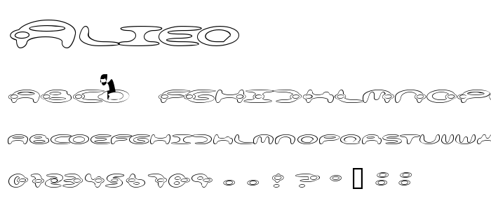 Alieo font