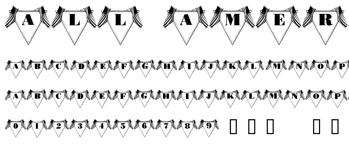All_American font