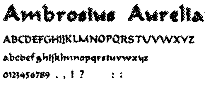 Ambrosius_Aurelianus font