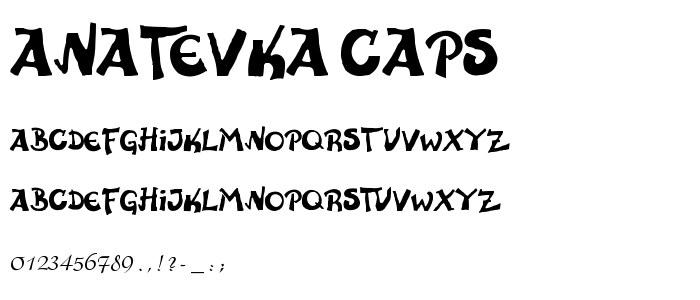 Anatevka_Caps font