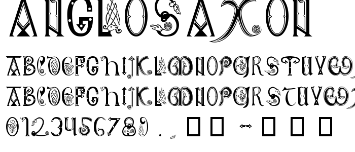 Anglosaxon font