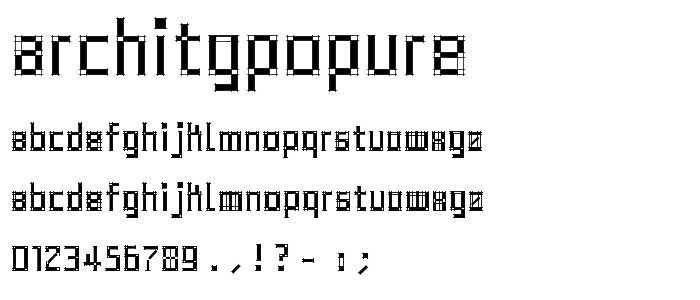 Architypopure font