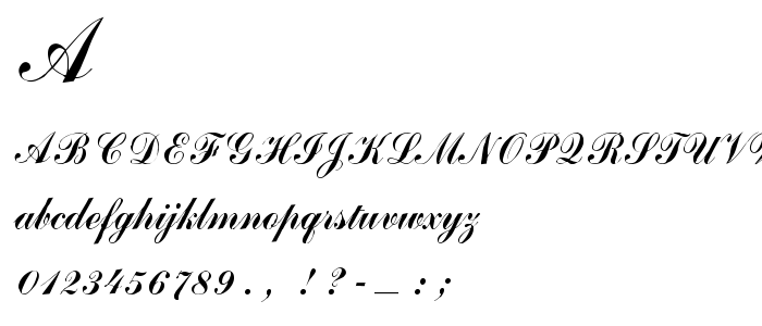 Arenski font