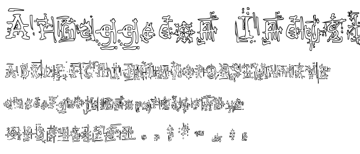 Armaggedon_Industrial_Hollow font