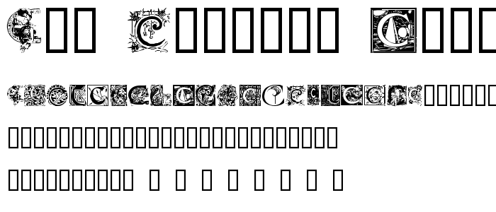 Art_Nouveau_Initials_C font