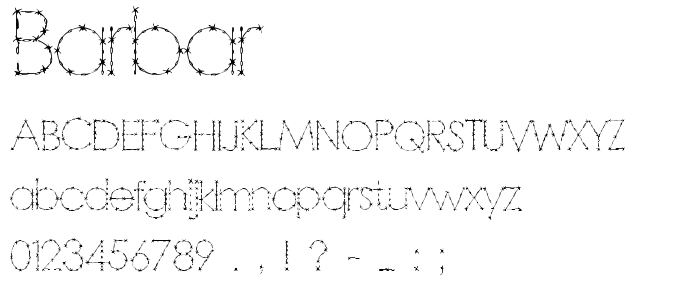 Barbar font