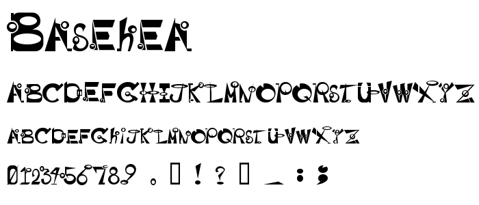 Basehea font