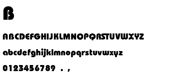 Bauhaus4 font