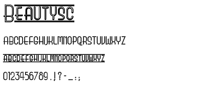 Beautysc font