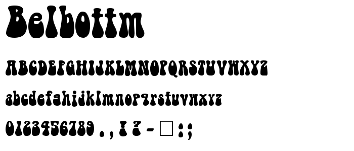 Belbottm font