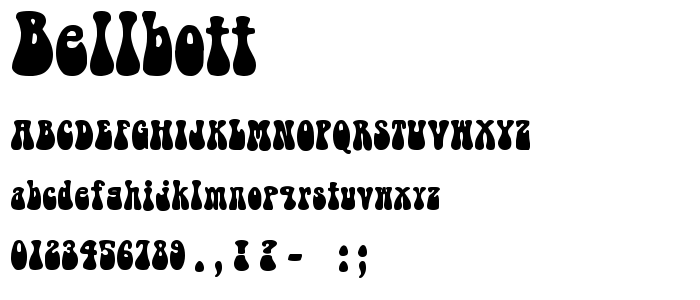 Bellbott font