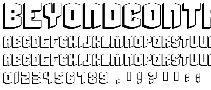 Beyondcontrol font