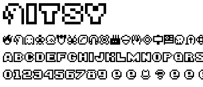 Bitsy font