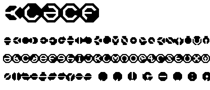 Blacf font