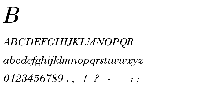 Bodoni_1 font