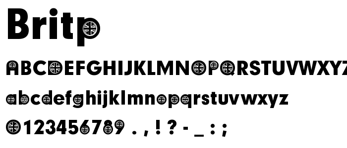 Britp font