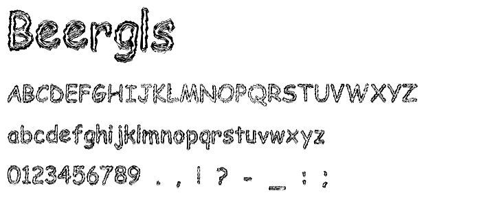 Beergls font