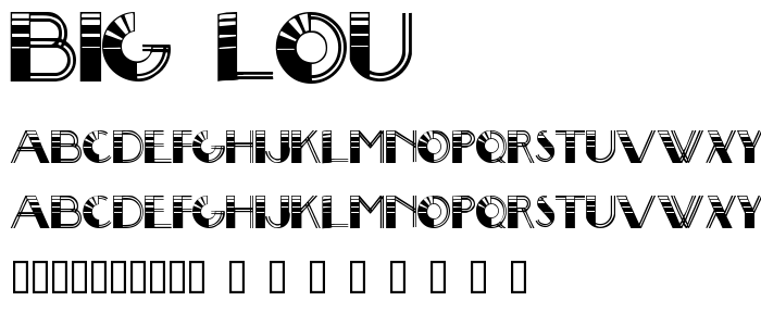 Big_Lou font