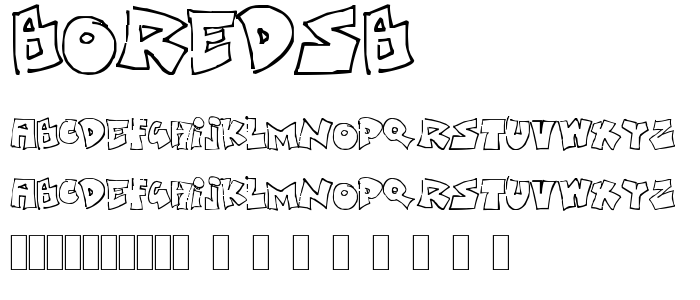 Boredsb font