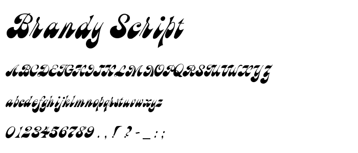 Brandy_Script font
